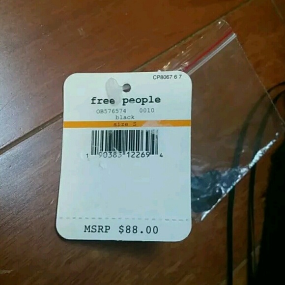 Free People Black Sequin Tassel Slip Mini Dress - Picture 6 of 8